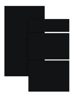 Trend Liquorice skuffefront til køkken 40x13