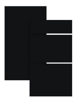 Trend Liquorice Lådfront till köket 40x26