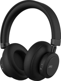 Jays q-Seven Wireless trådlösa around-ear hörlurar (svart)