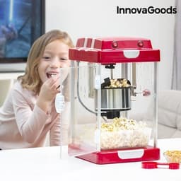 Innovagoods tasty pop times röd läcker popcornmaskin 310w