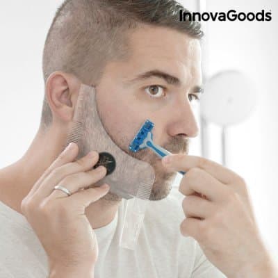 Innovagoods hipster barber beard shaving template