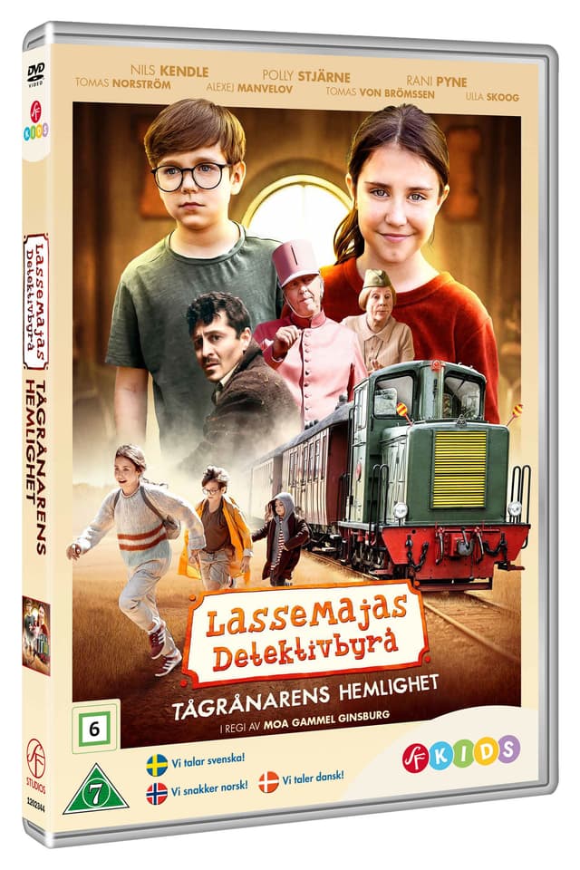 LASSEMAJAS DETEKTIVBYRÅ-TÅGRÅNARENS HEMLIGHET (DVD)