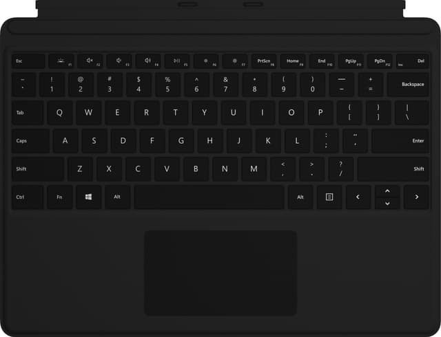 Surface Pro X Type Cover suoja (musta)