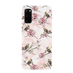 Miljøvenligt Samsung Galaxy S20 trykt etui - Pink Floral