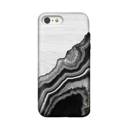 Ympäristöystävällinen painettu iPhone SE/8/7/6s Kotelo - Black/White Agate