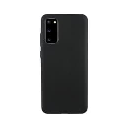 Ympäristöystävällinen Aitoa nahkaa Samsung Galaxy S20 Kotelo - Black