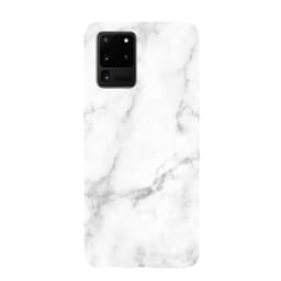 Ympäristöystävällinen painettu Samsung Galaxy S20+ Kotelo - White Marble