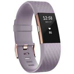 Fitbit Charge 2 aktivitetsmåler rosegull/lavendel (S)