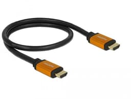 Delock 85.726 High Speed ​​HDMI-kabel 0.5m 8K 60Hz 7680x 4320 Dynamic HDR 48 Gbps eARC Game Mode VVR Pure kobber 99,99%