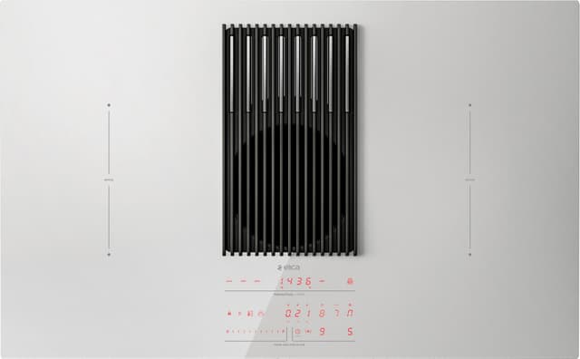 Eico Nikola Tesla Libra platetopp med ventilator 4986 (hvit)