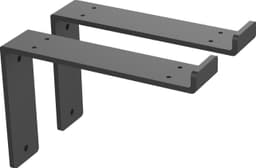 Epoq Classic hyllbeslag 18 cm 2 st (svart)