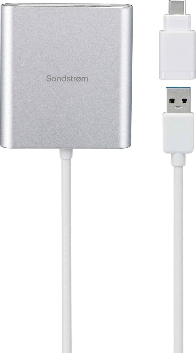 Sandstrøm USB 3.0 minneskortläsare
