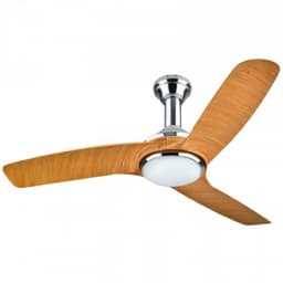 Takfläkt med belysning grupo fm vt3000l led ø 132 cm 28w trä