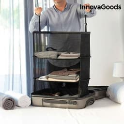 Innovagoods hopfällbara hyllor till resväskor