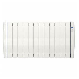 Värmeelement digitalt vätskefyllt (12 ribbor) haverland rc12tt 1500w böjd vit