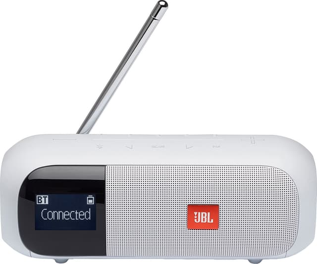 JBL Tuner 2 FM bærbar FM-/DAB-radio (hvit)