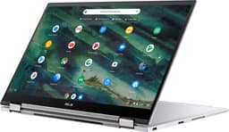Asus Chromebook Flip C436, 14" 2-i-1 bärbar dator (silver)
