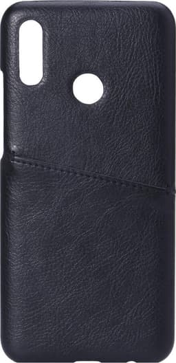 Onsala Huawei P Smart 2019 kortfodral i läder (svart)