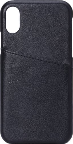 Onsala iPhone X/XS skinndeksel med kortlomme (sort)