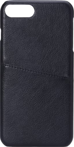 Onsala iPhone 6 Plus/7 Plus/8 Plus lædercover med pung (sort)