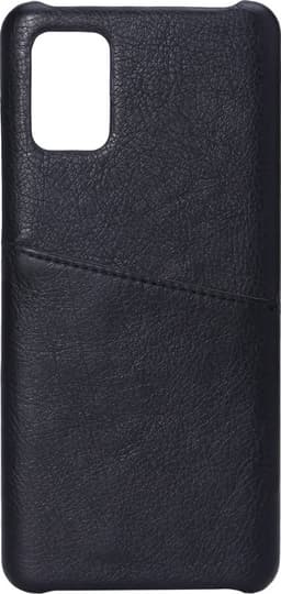 Onsala Samsung Galaxy A71 skinndeksel med kortlomme (sort)