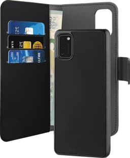 Puro 2-i-1 plånbok för Samsung Galaxy A41 (svart)