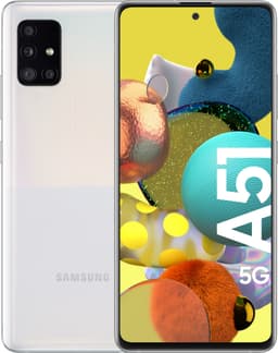 Samsung Galaxy A51 5G älypuhelin (valkoinen)