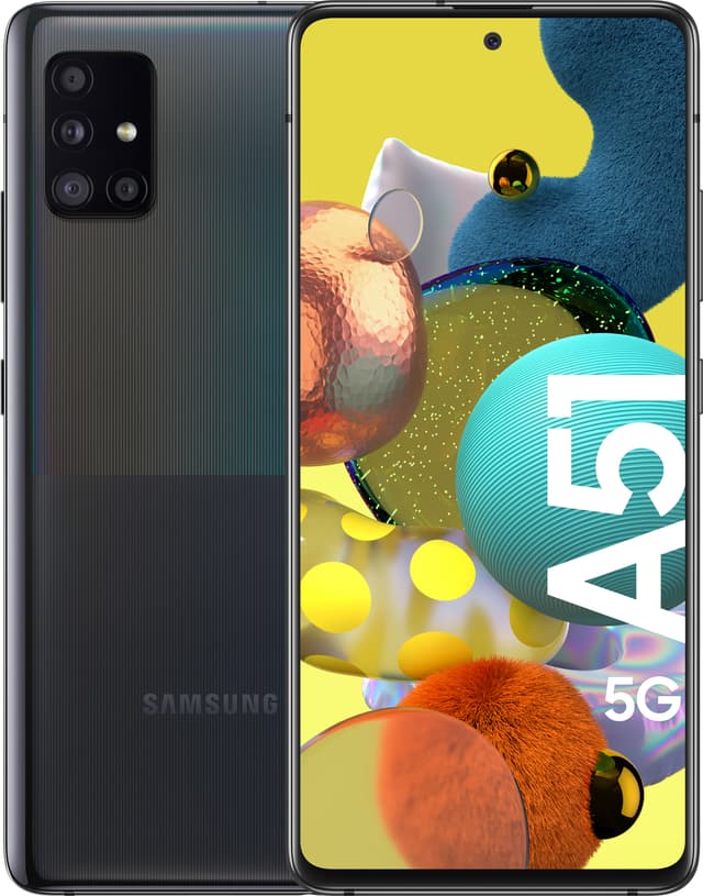 Samsung Galaxy A51 5G 本体 Samsung Galaxy A51 5G smarttelefon (sort) - Elkjøp