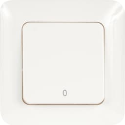 Nordic Quality 2 polig väggströmbrytare (10 pack)