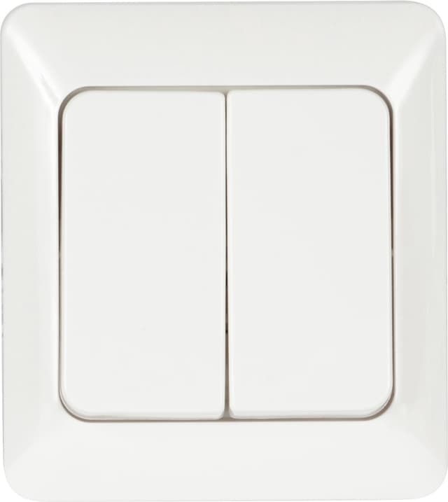 Nordic Quality 2x 1-polig ljusbrytare