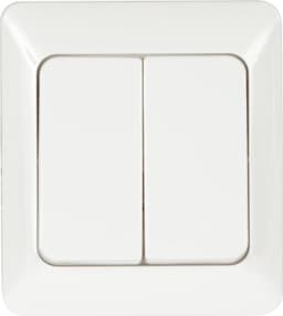 Nordic Quality 2x 1-polig ljusbrytare