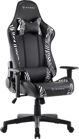 Piranha Bite gaming chair (zeeeeeeebra)
