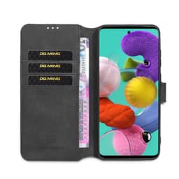 DG-Ming Lommebokdeksel 3-kort Samsung Galaxy A51 (SM-A515F)  - Svart