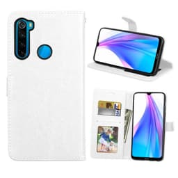 Lommebokdeksel 3-kort Xiaomi Redmi Note 8T  - Hvit