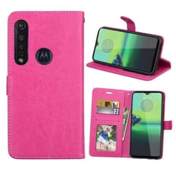 Lompakkokotelo 3-kortti Motorola Moto G8 Play (XT2015-2)  - pinkki