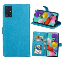 Mobilplånbok 3-kort Samsung Galaxy A51 (SM-A515F)  - Ljusblå