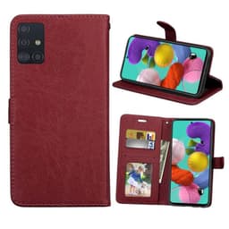 Lompakkokotelo 3-kortti Samsung Galaxy A51 (SM-A515F)  - ruskea