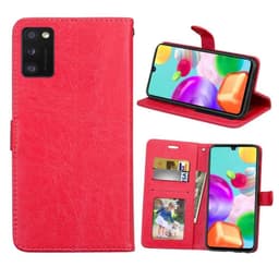 Lommebokdeksel 3-kort Samsung Galaxy A41 (SM-A415F)  - RØD