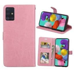 Lommebokdeksel 3-kort Samsung Galaxy A51 (SM-A515F)  - lyserosa