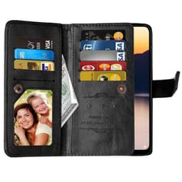 Dobbeltflip Flexi 9-kort Nokia 2.3 (TA-1211)  - sort