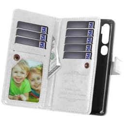 Dobbeltflip Flexi 9-kort Xiaomi Mi Note 10 Pro  - hvid