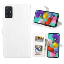 Lompakkokotelo 3-kortti Samsung Galaxy A51 (SM-A515F)  - valkoinen