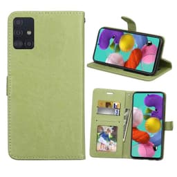Mobil tegnebog 3 kort Samsung Galaxy A51 (SM-A515F)  - grøn