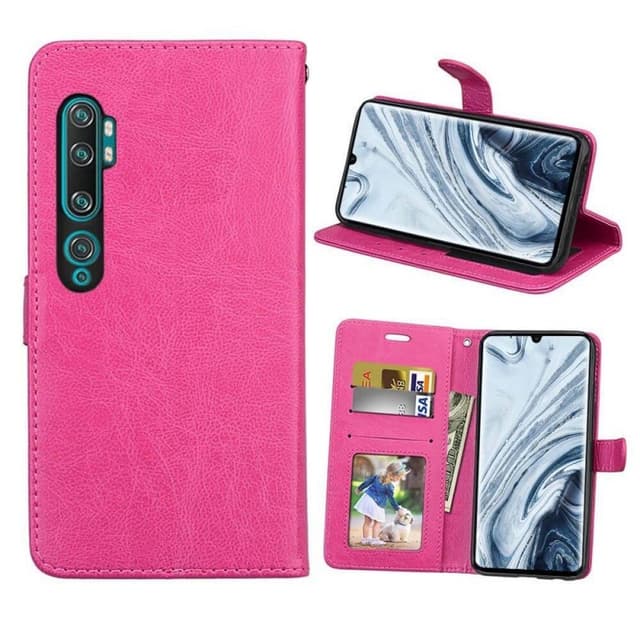 Lommebokdeksel 3-kort Xiaomi Mi Note 10 Pro  - Rosa