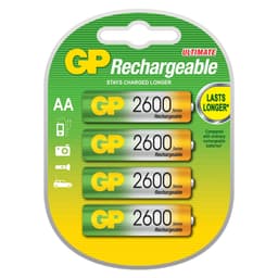 GP Batterier AA Laddningsbara (4 st)