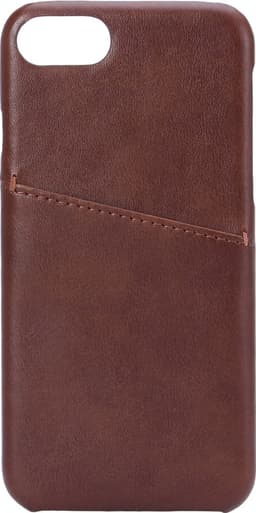 Onsala iPhone 6/7/8/SE Gen. 2/3 lædercover med pung (brun)