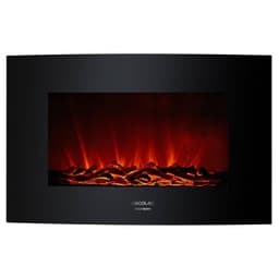 Dekorativ och elektrisk öppen spis för vägg cecotec warm 3500 curved flames 2000w