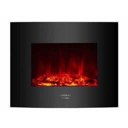 Dekorativ och elektrisk öppen spis för vägg cecotec warm 2600 curved flames 2000w
