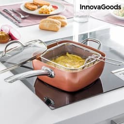 Multifunktionspanna 5 i 1 copper innovagoods (4 delar)