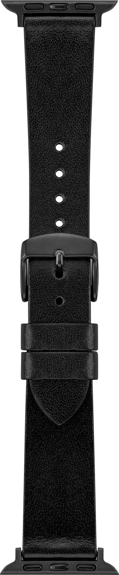 Sandstrøm Apple Watch lærrem 38/40/41 mm (sort)
